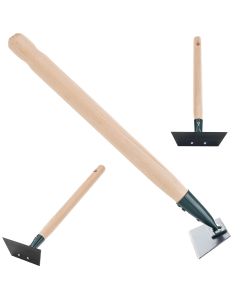 Motyczka metalowa 33cm zielona z trzonkiem