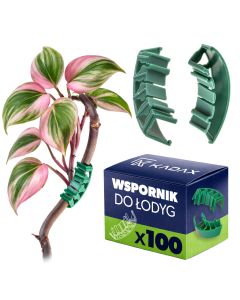 Łuczki do łodyg roślin Sireuil 40 x 6 mm zielone 100 szt.
