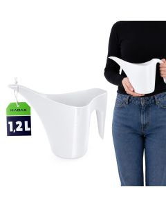 Konewka Klofta do podlewania roślin 1,2L, biała