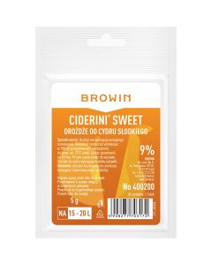 Browin Drożdże cydrowe Ciderini Sweet 5g