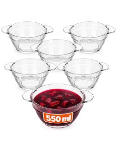 Bulion&oacute;wka Viaso 550 ml gładka 6 szt.