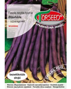 Fasola zwykła tyczna szparagowa Blauhilde 10g