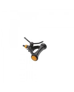 Fiskars 1023657 Zraszacz dookolny metalowy na kółkach