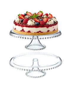 Patera na ciasto tort Assa z kuleczkami dekoracyjna 32 cm