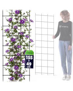 Drabinka ogrodowa na kwiaty 155 cm, czarna