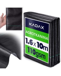 Agrotkanina ogrodowa Auros 1.6 x 10m 110 g/m&sup2; czarna