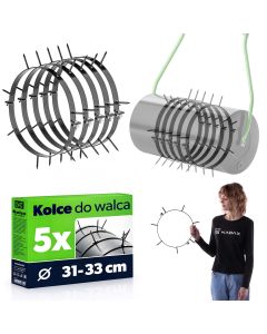 Kolce do walca ogrodowego Thann 31-33 cm 5 szt.