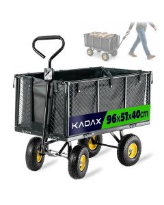 W&oacute;zek ogrodowy transportowy Bodo 450kg czarny