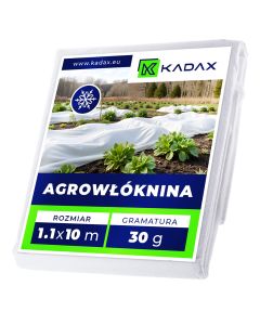 Agrowł&oacute;knina ogrodowa Cravant zimowa 1.1 x 10 m 30 g/m&sup2; biała