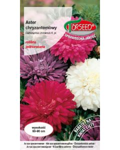 Aster wysoki chryzantemowy - Callistephus chiń. fl.pl. mieszanka 1g