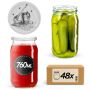 Słoiki na przetwory Niva 760ml fi 82 mm 48szt + wieczko Pszczoła