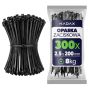 Opaski zaciskowe Maurens 200 x 2.5 mm czarne 300 szt.