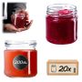 Słoiki na przetwory Lerma 200ml 20szt fi 66 mm bez wieczka