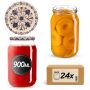 Słoiki na przetwory Simo 900ml fi 82 mm 24szt + wieczko Ceramics 3