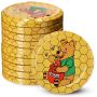 Metalowe wieczka do słoików Valsta 10szt fi 66 mm "Miód"