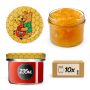 Słoiki na przetwory Tartu 235ml 10szt fi 82 mm + wieczka "Miód"