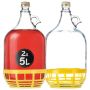 Balon Gąsior na wino z zakrętką 5L, 2 szt.
