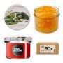 Słoiki na przetwory Tartu 235ml fi 82 mm 50szt + wieczko Ogórek