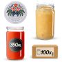 Słoiki na przetwory Gera 350ml fi 66 mm 100szt + wieczko Kogut