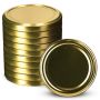 Metalowe wieczka do słoików Asen 10szt fi 63 mm złote