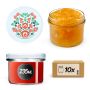 Słoiki na przetwory Tartu 235ml 10szt fi 82 mm + wieczka "Folklor"