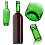 Butelka na wino Biagio 750ml zielona bez korka 1 szt.