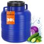 Plastikowa beczka do kiszenia Odda 30L, niebieska