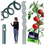 Tyczka spiralna do roślin Langeot 120 cm stal + PE 10 szt.