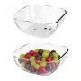 Salaterka szklana Carini 16 cm, przezroczysta