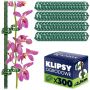 Klipsy ogrodowe Luceau 25 mm zielone 300 szt.