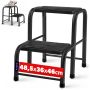 Taboret stalowy warsztatowy Strom 46 x 48 cm