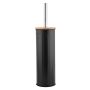 Szczotka do WC z pojemnikiem Padru 38 cm, czarna