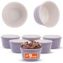 Naczynie ceramiczne do zapiekania Maes 9 x 5 cm fioletowe 6 szt.
