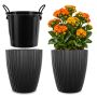 Doniczka Lunet antracyt 25 cm