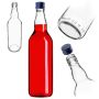 Szklana butelka Monopol 700ml z granatową zakrętką 1 szt.