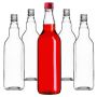 Szklana butelka Monopol 700ml z czerwoną zakrętką 10 szt.