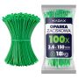 Opaski zaciskowe Maurens 150 x 3.6 mm zielone 100 szt.