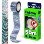 Taśma odblaskowa na ptaki 4,8 cm x 50 m, srebrna