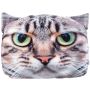 Poduszka maskotka z nadrukiem 45 x 30 cm bury kot