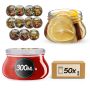 Słoiki na przetwory Raja 300ml fi 82 mm 50szt + wieczko Warzywa mix