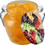 Słoiki Kemi 200ml 20szt fi 66 mm + wieczka "Owoce"