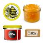 Słoiki na przetwory Tartu 235ml 20szt fi 82 mm + wieczka "Pszczoły"