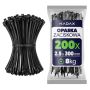 Opaski zaciskowe Maurens 300 x 2.5 mm czarne 200 szt.