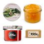 Słoiki na przetwory Tartu 235ml fi 82 mm 100szt + wieczko Ogórek