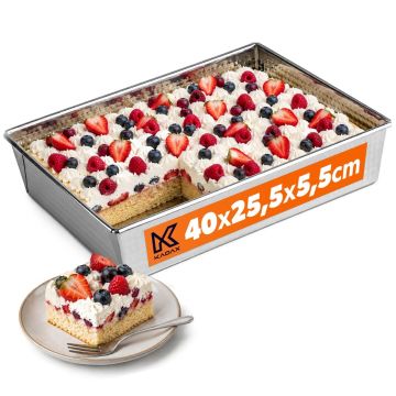 Blacha do pieczenia Minto 40 cm srebrna