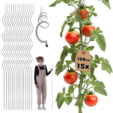 Tyczka spiralna do roślin Lestre aluminiowa 150 cm 15 szt.