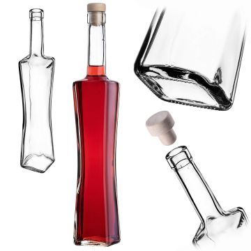 Butelka Quadra 500ml z korkiem syntetycznym 1 szt.