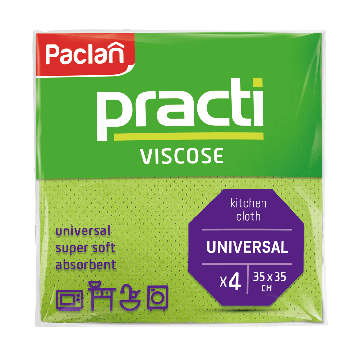 Paclan Practi Ścierki wiskozowe 35 x 35 cm 4 szt.