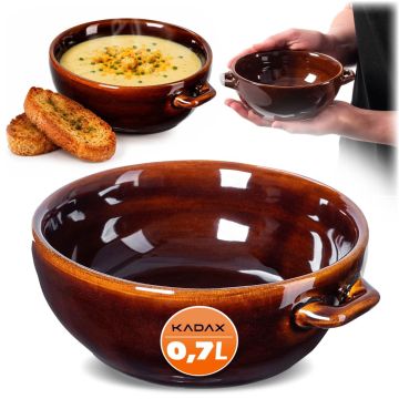 Miska kamionkowa Olympia 0.7L z uszami