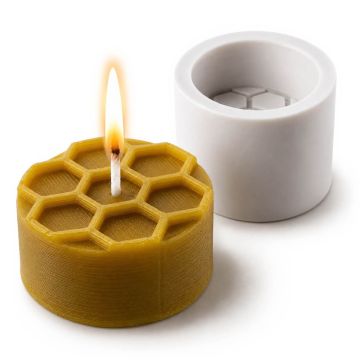Forma silikonowa do świec Mersan tealight plaster miodu 3.5 x 1.5 cm